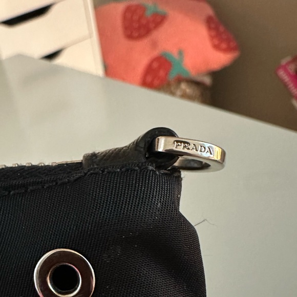 ❌SOLD ❌PRADA Tessuto Vela Grommet Wristlet Bag - Picture 10 of 10